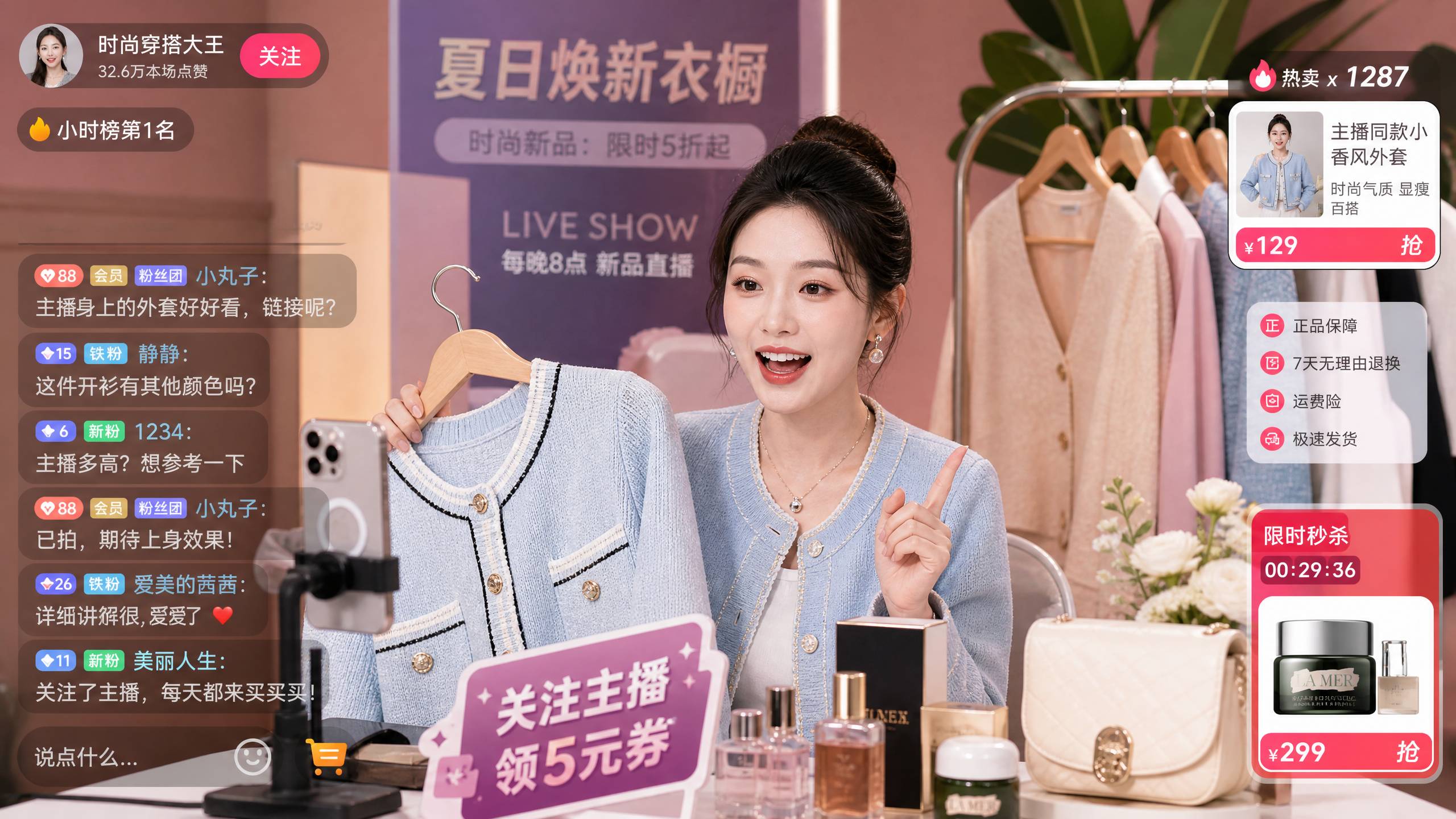 美女直播录屏
